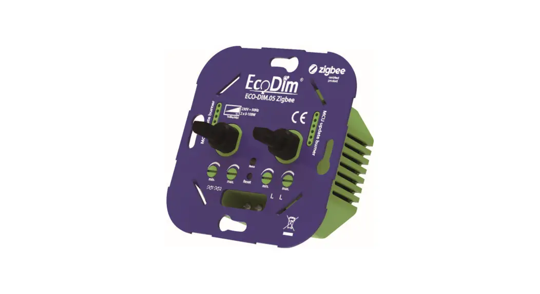 Ecodim Smart Dual Dimmer Switch 2x0-100w Led Eco-dim.05 Zigbee User Manual Ecodim Smart Dual Dimmer Switch 2x0-100w Led Eco-dim.05 Zigbee User Manual