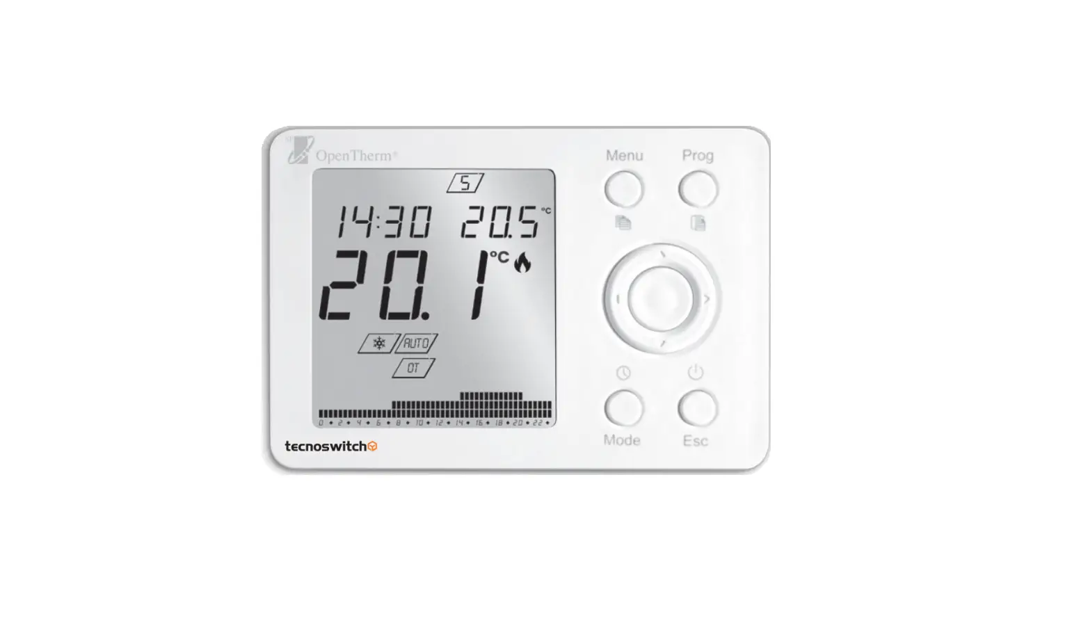 Tecnoswitch Cr435bi Wall Mounted Chronothermostat User Guide