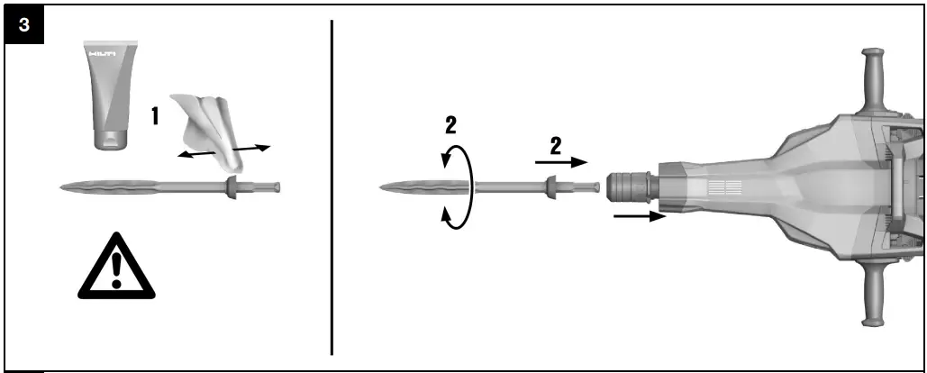 Preparations at the workplace