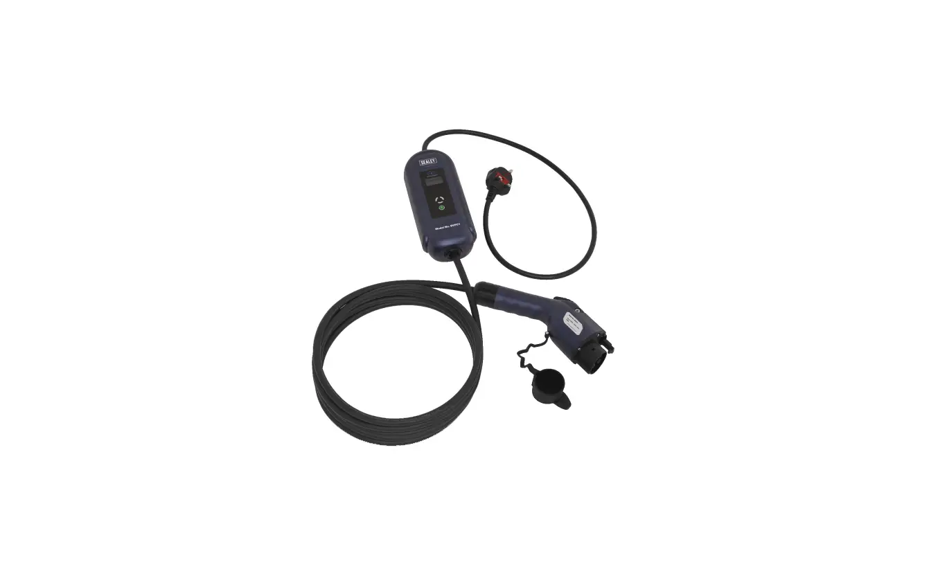 Sealey Evpc1 10a Type 1 To Uk 3-pin Plug Portable Ev Charger Instructions