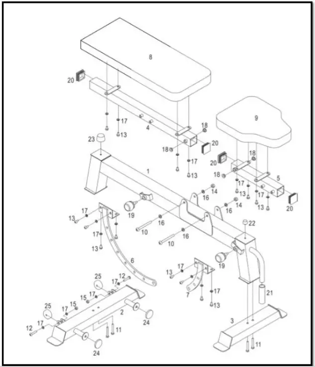 TITAN UPHDPWRv2-24HDPWR T-3 Series Tall Power Rand - DIAGRAM