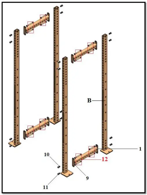 TITAN UPHDPWRv2-24HDPWR T-3 Series Tall Power Rand - STEP 1