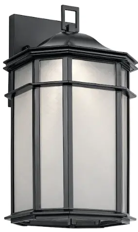 KICHLER-49899BKLED-Kent-1-Light-14-5-Inch-Black-Integrated-Outdoor-Wall-Light-PRODUCT