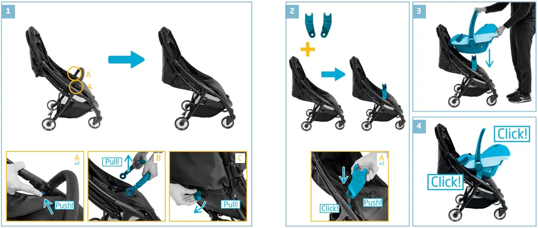 Stroller + car seat