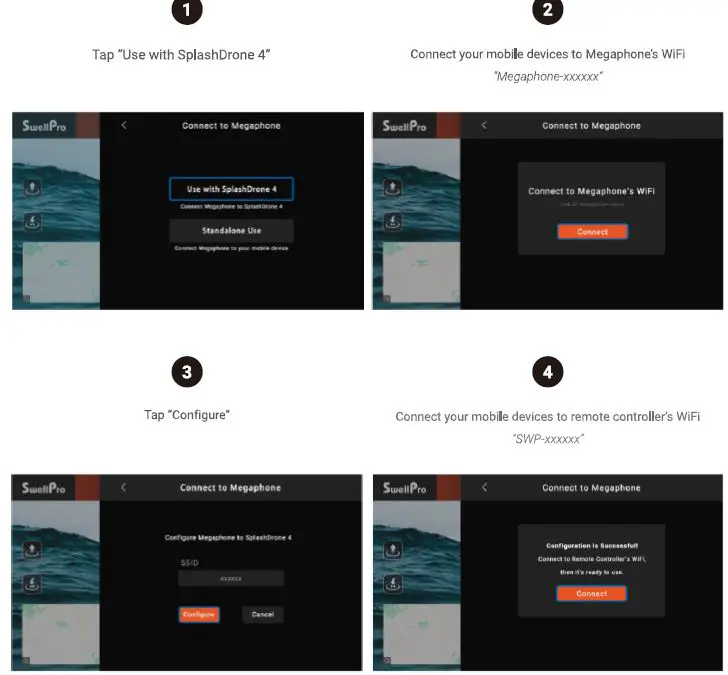 SwellPro MP1 Waterproof Drone Megaphone-18