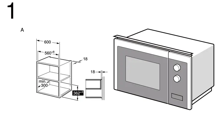 PHILCO PMG3820 Built In Microwave Oven - fig