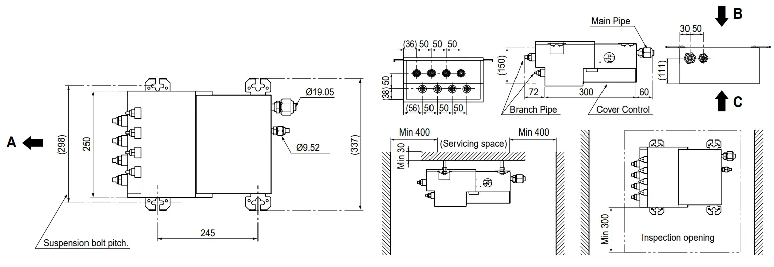 LG PMBD3620 2-Port Branch Distribution Box - fig 13