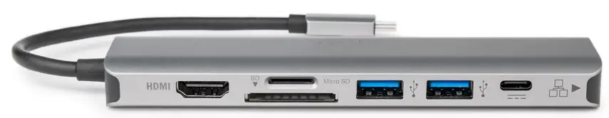 rocstor Y10A236 A1 USB C Multiport Adapter Hub-