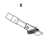 E. Duster Crevice Tool