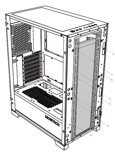 MONTECH SKY ONE LITE Mid Tower ATX Case-fig9
