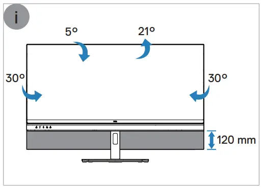 Dell C3422WE Monitor - 8