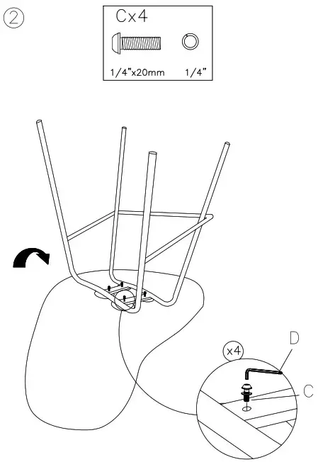 ASHLEY D130 124 Forestead Counter Height Stool - overview 3