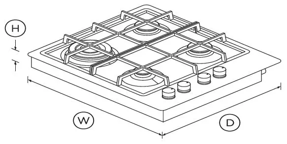 FISHER-PAYKEL-CG604CLPX2-Gas-on-Steel-Cooktop-60cm-LPG-fig-1
