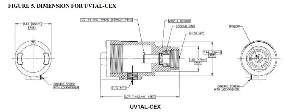 Fireye UV1AL-3 Flame Scanners - Figure 5