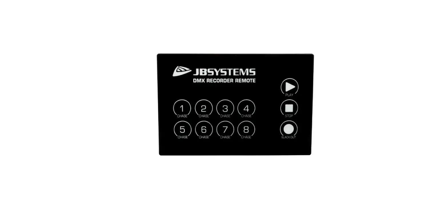 Jb Systems B05021 Dmx Recorder Remote Instructions