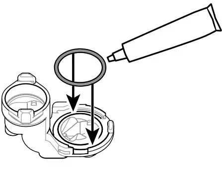 INSTALL LARGE O-RING