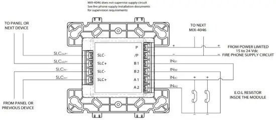 FIG 4 SAMPLE CLASS A FIRE PHONE WIRING
