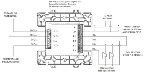 FIG 8 SAMPLE CLASS A SPEAKER WIRING