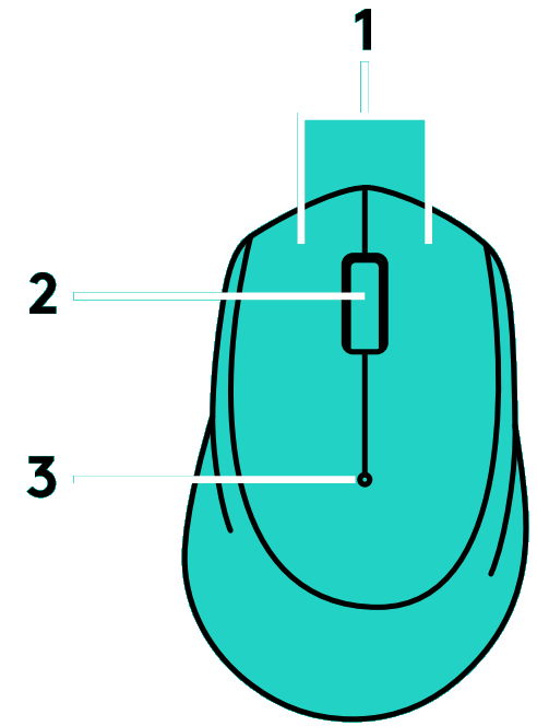 logitech M275 M280 M320 M330 Wireless Mouse - MOUSE FEATURES