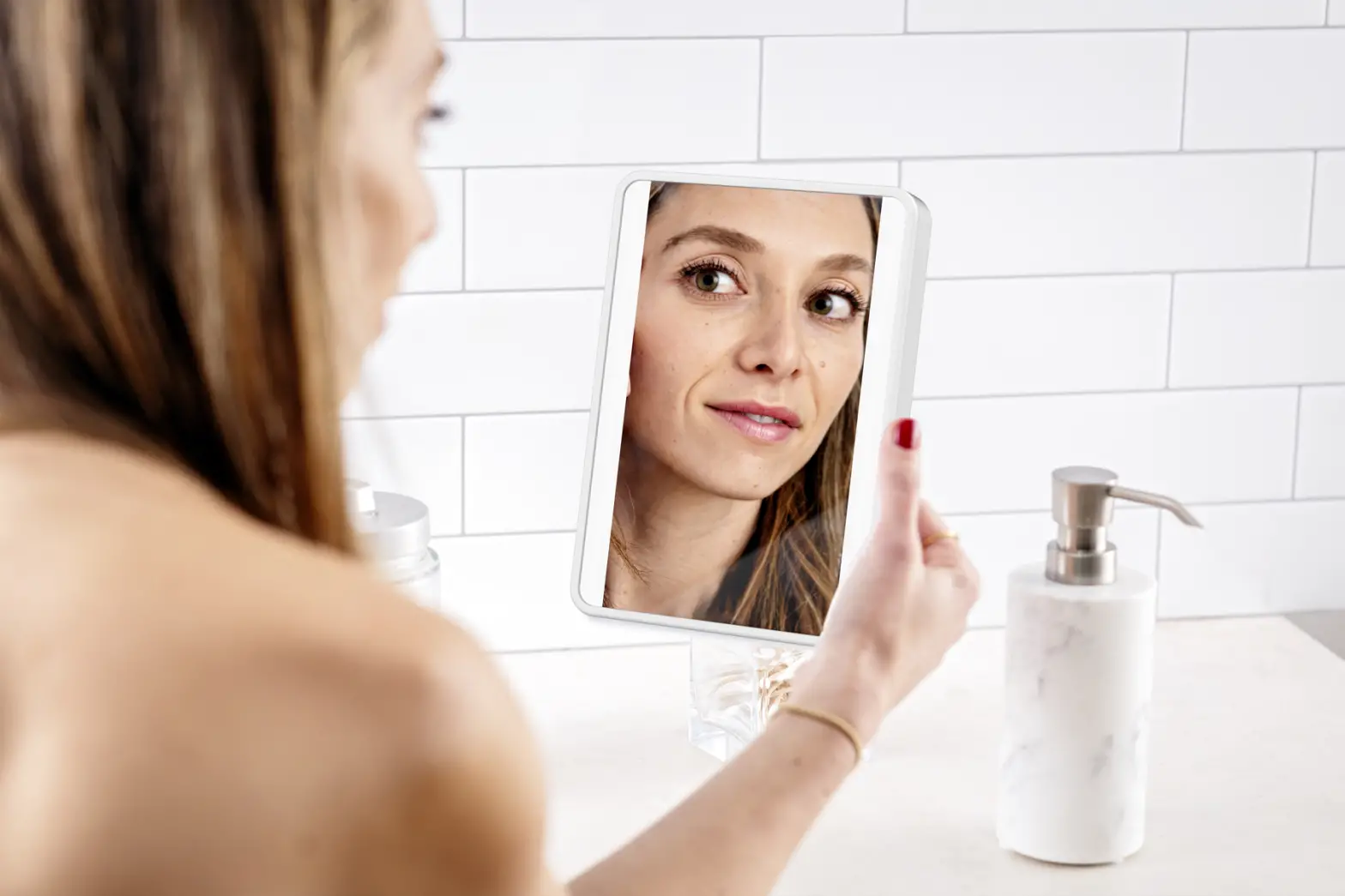 Ihome Icvbt20 Portable Lighted Vanity Mirror With Bluetooth Speaker User Guide