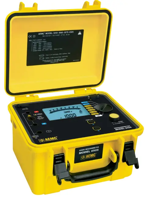 AEMC-6505-Digital-Analog-Megohmmeter-product
