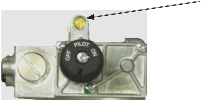 HEARTH HOME SP18NG 18 Inch Safety Pilot Hearth Kit Sand Pan Burner - Adjustment Screw