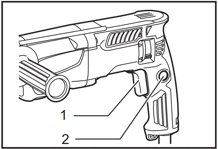 makita M8700 Rotary Hammer - Fig 1