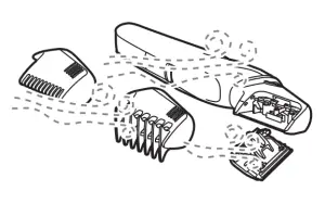 Panasonic ER GK60 Rechargeable Body Hair Trimmer - fig19