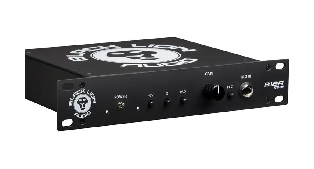 Black Lion B173 Mkii Half-rack British-styled Microphone Preamplifier Owner's Manual Black Lion B173 Mkii Half-rack British-styled Microphone Preamplifier Owner's Manual