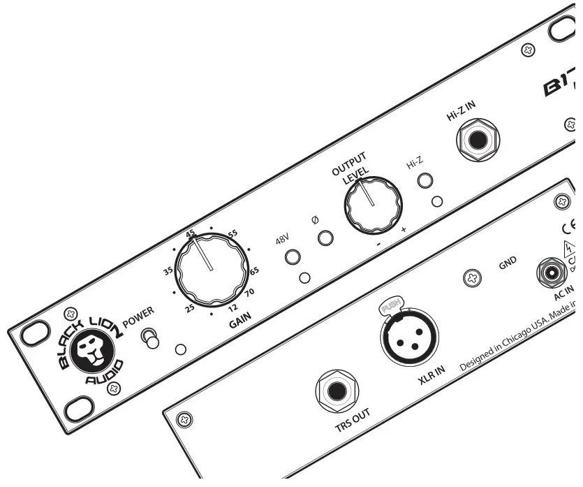 BLACK LION B173 MKII Half-Rack British-Styled