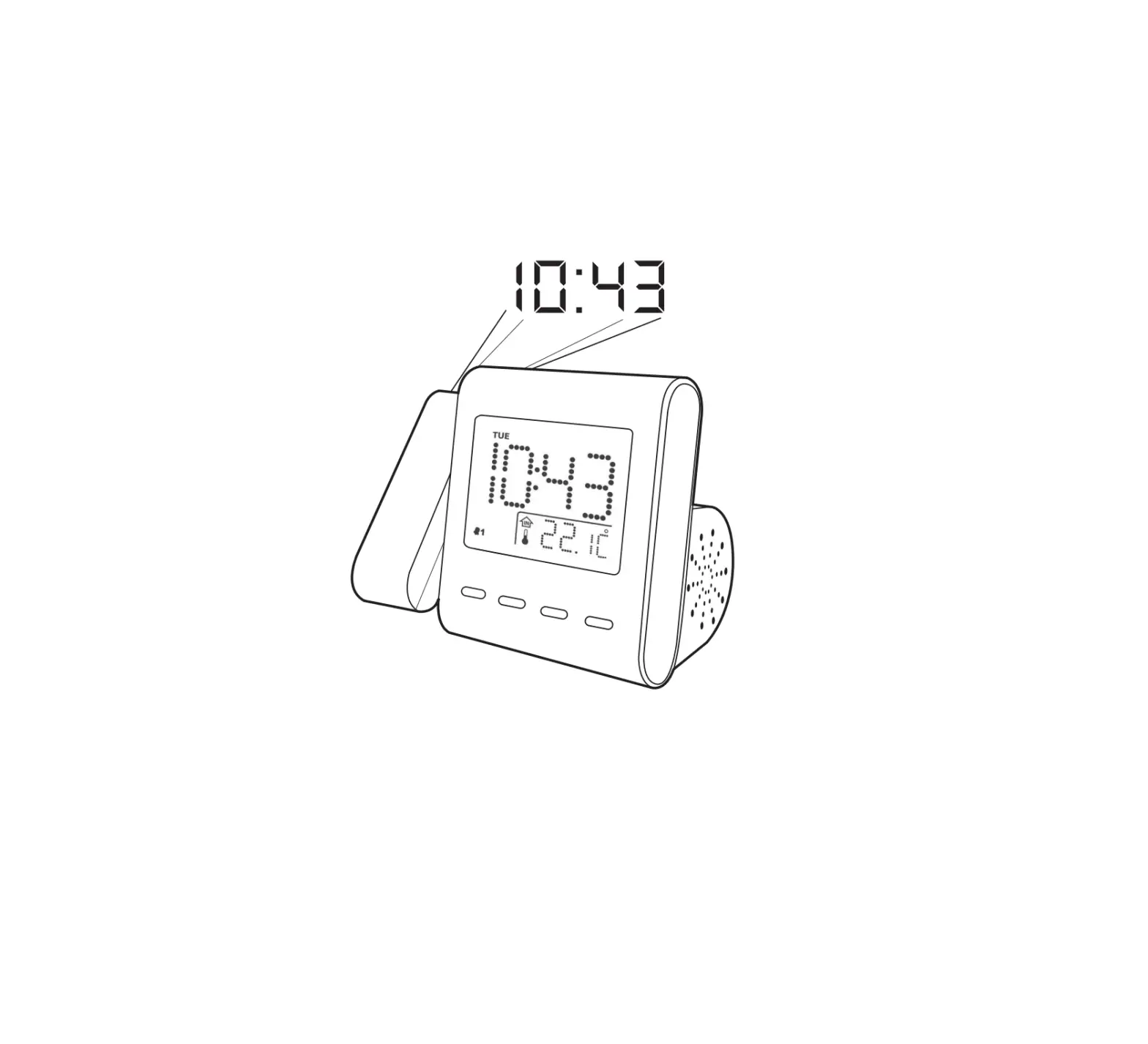 Magnasonic Eaac601 Selfset Clock Radio With Dual Alarm User Manual