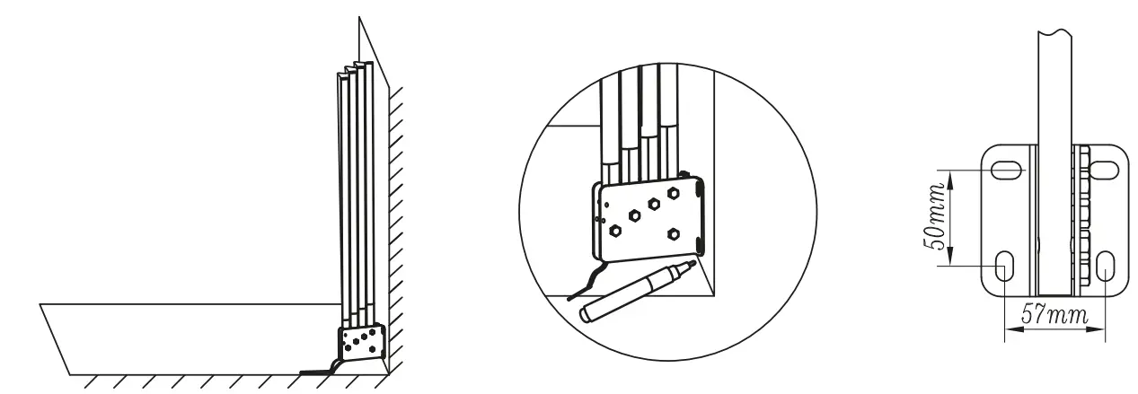 KONIFERA Balcony Sunshade BW92001 - MONTAGE1