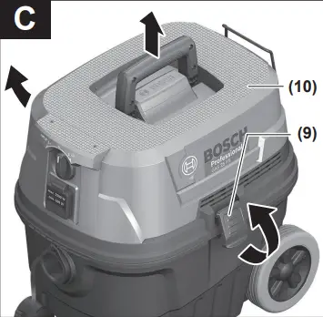 BOSCH 12-25 PL Gas Professional Wet Dry - C