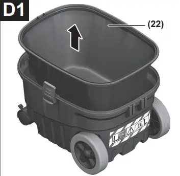 BOSCH 12-25 PL Gas Professional Wet Dry - D1