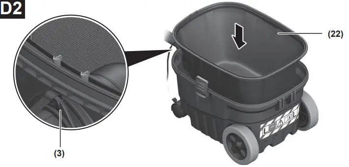 BOSCH 12-25 PL Gas Professional Wet Dry - D2