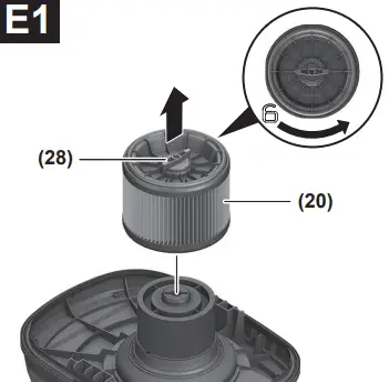 BOSCH 12-25 PL Gas Professional Wet Dry - E1
