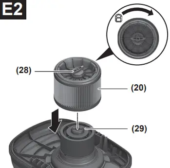 BOSCH 12-25 PL Gas Professional Wet Dry - E2