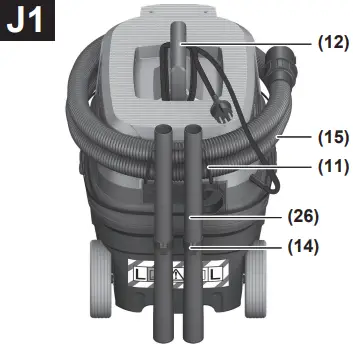 BOSCH 12-25 PL Gas Professional Wet Dry - J1