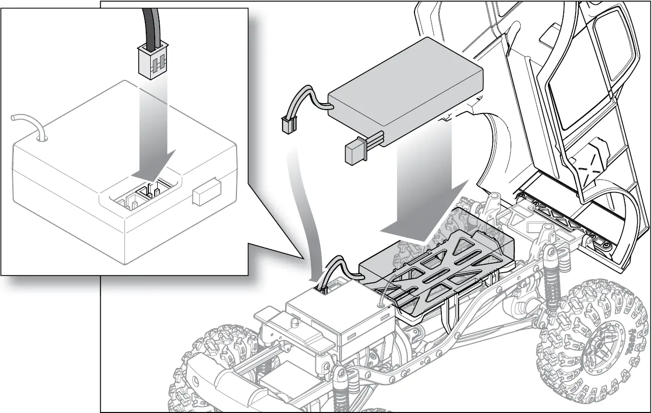 INSTALL THE VEHICLE BATTERY