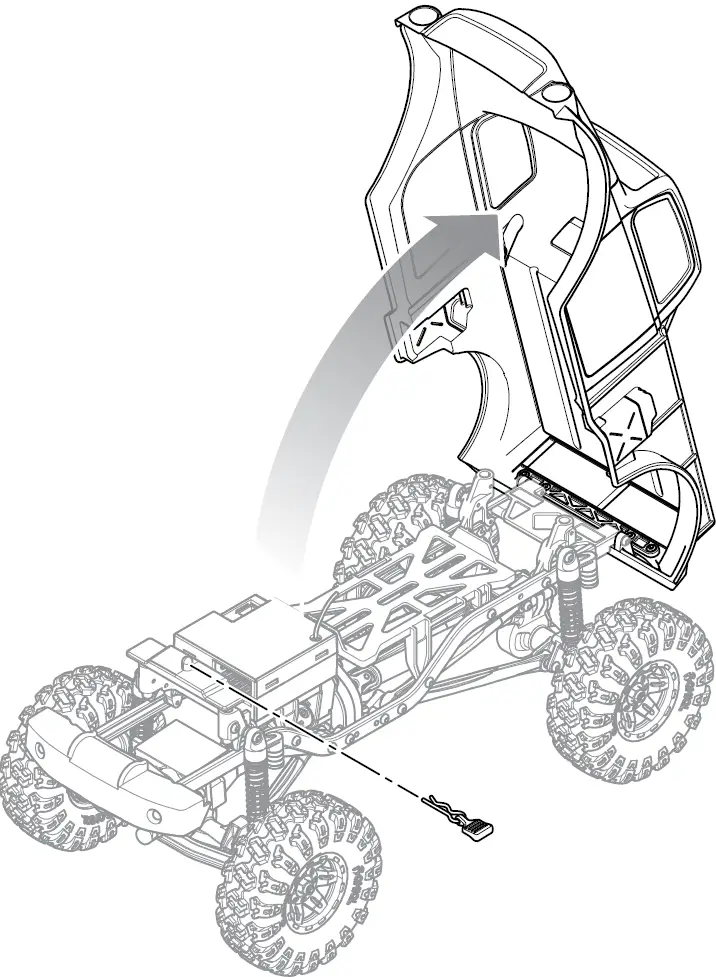 REMOVE THE VEHICLE BODY