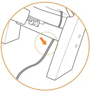 ATTACH THE BACKREST FRAME