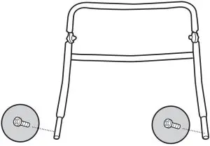 ATTACH THE BACKREST FRAME