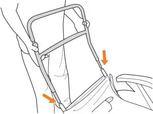 ATTACH THE BACKREST FRAME