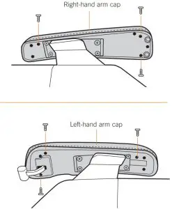 ATTACH THE ARM CORE AND CAPS