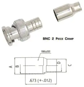 Quest 50 Ohm BNC Male Twist - 1