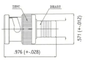 Quest 50 Ohm BNC Male Twist - 2
