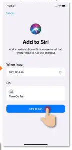 Add Siri Command into Scene
