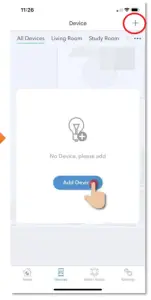 Add Device interface
