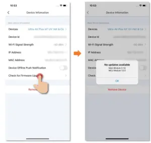 Check for Firmware Upgrade