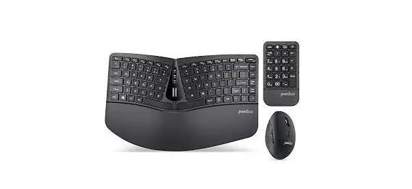 Perixx Periduo-606a Ergonomic Combo Wireless Keyboard And Mouse For Windows User Manual